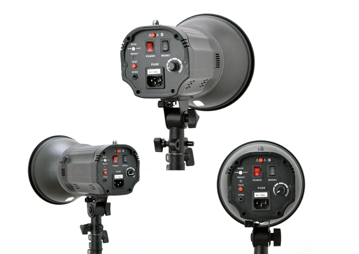 撮影機材 モノブロックストロボGB-150撮影照明発光部