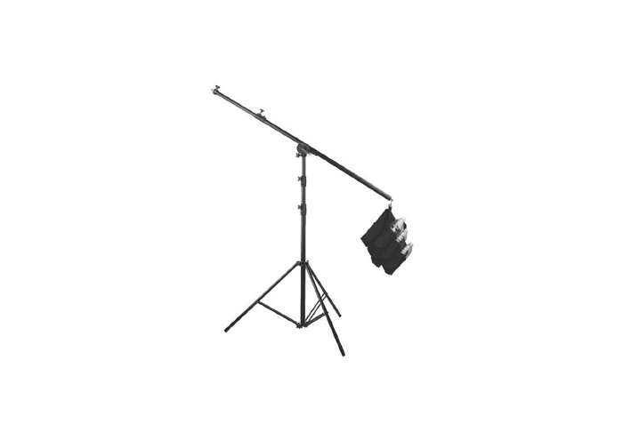 スタジオライティング用 ブーム横棒(大)120cm-210cm+スタンド 108-284cm
