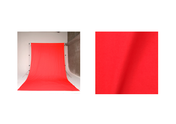 撮影用背景布・バックグラウンドクロス赤(2.7×7m)BCP-15