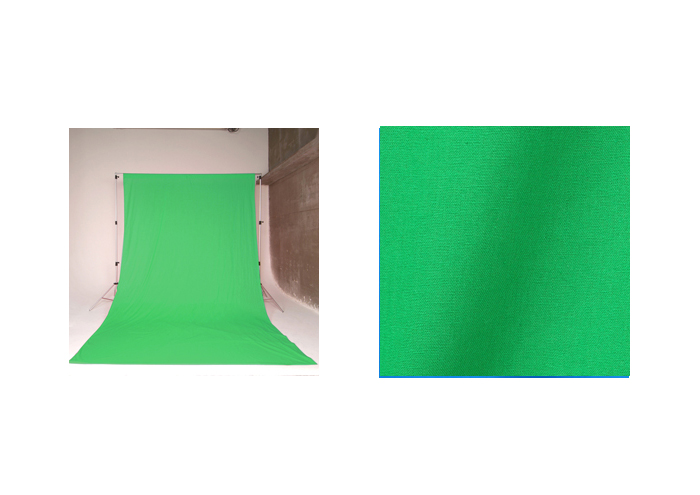 撮影用背景布・バックグラウンドクロスグリーン(2.7×7m)BCP-10
