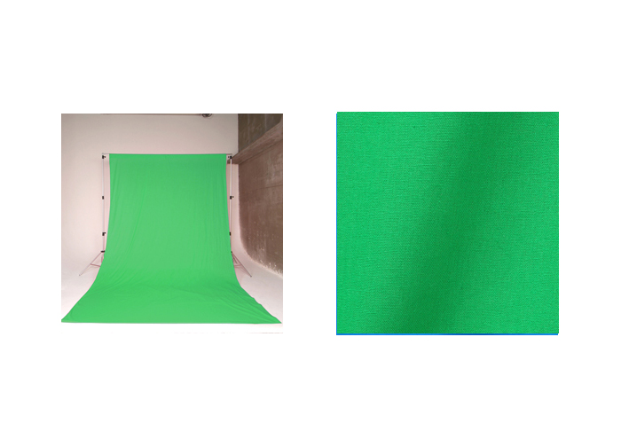 撮影用背景布・バックグラウンドクロスグリーン(2.7×7m)BCP-10