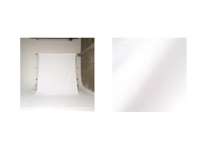 撮影用背景布・バックグラウンドクロス白(3×6m)BCP-01