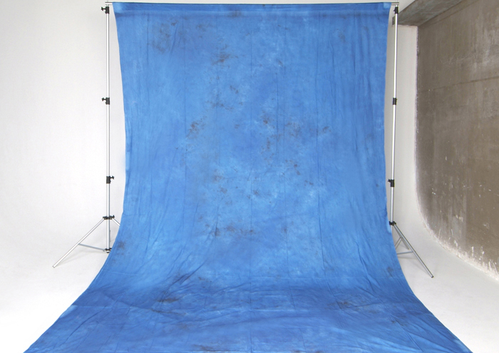 撮影用背景ムラ布・バックグラウンドクロス/ムラバック　ブルー系(3×6m)DW-117