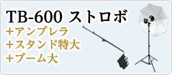 TB-600+アンブレラ+スタンド特大+ブーム大